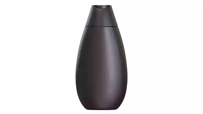 Black Cosmetic Bottle 06 3D model