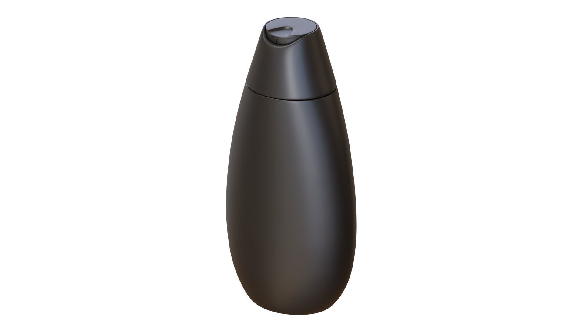 Black Cosmetic Bottle 06 3D model_2