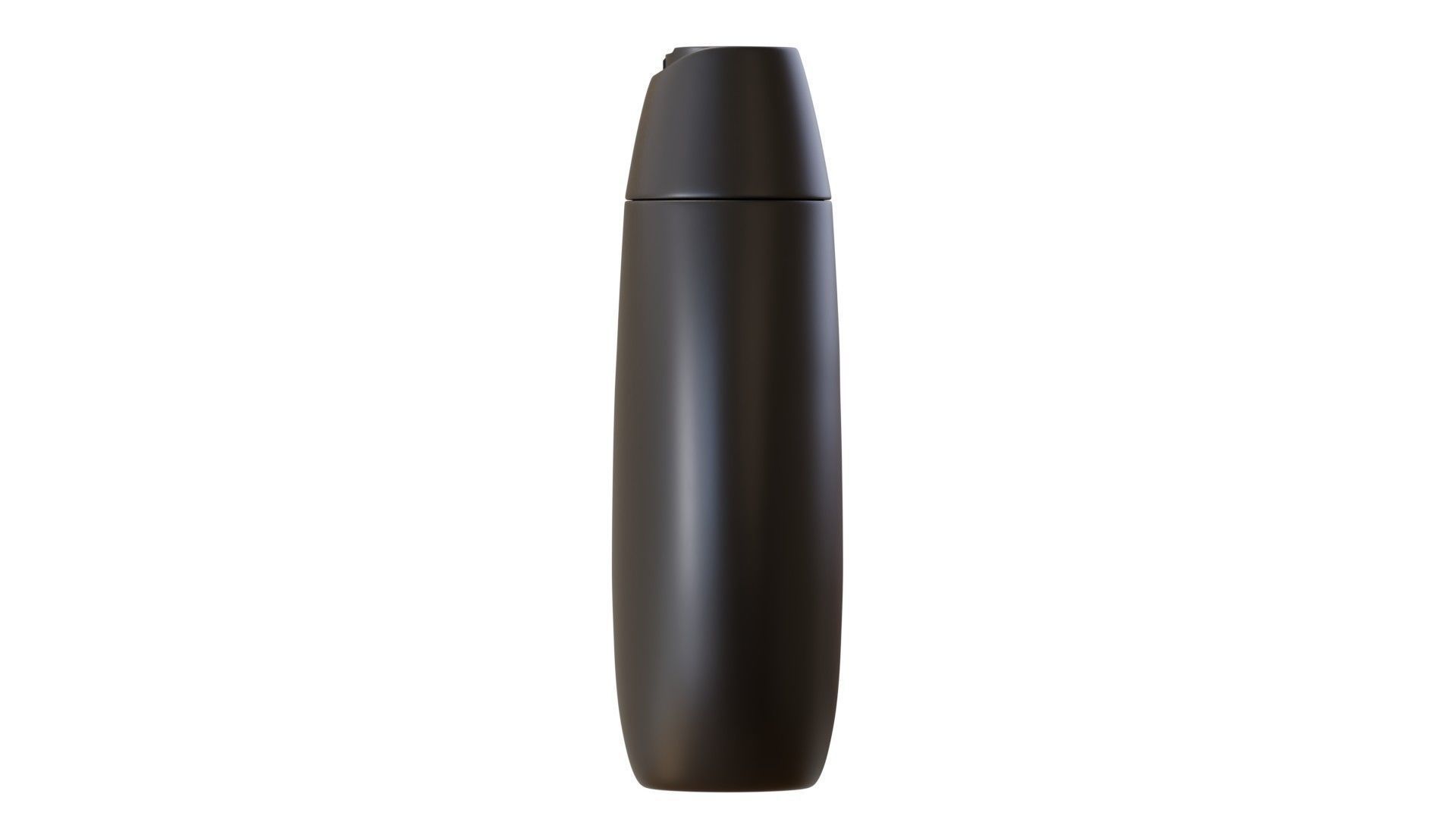 Black Cosmetic Bottle 06 3D model_4