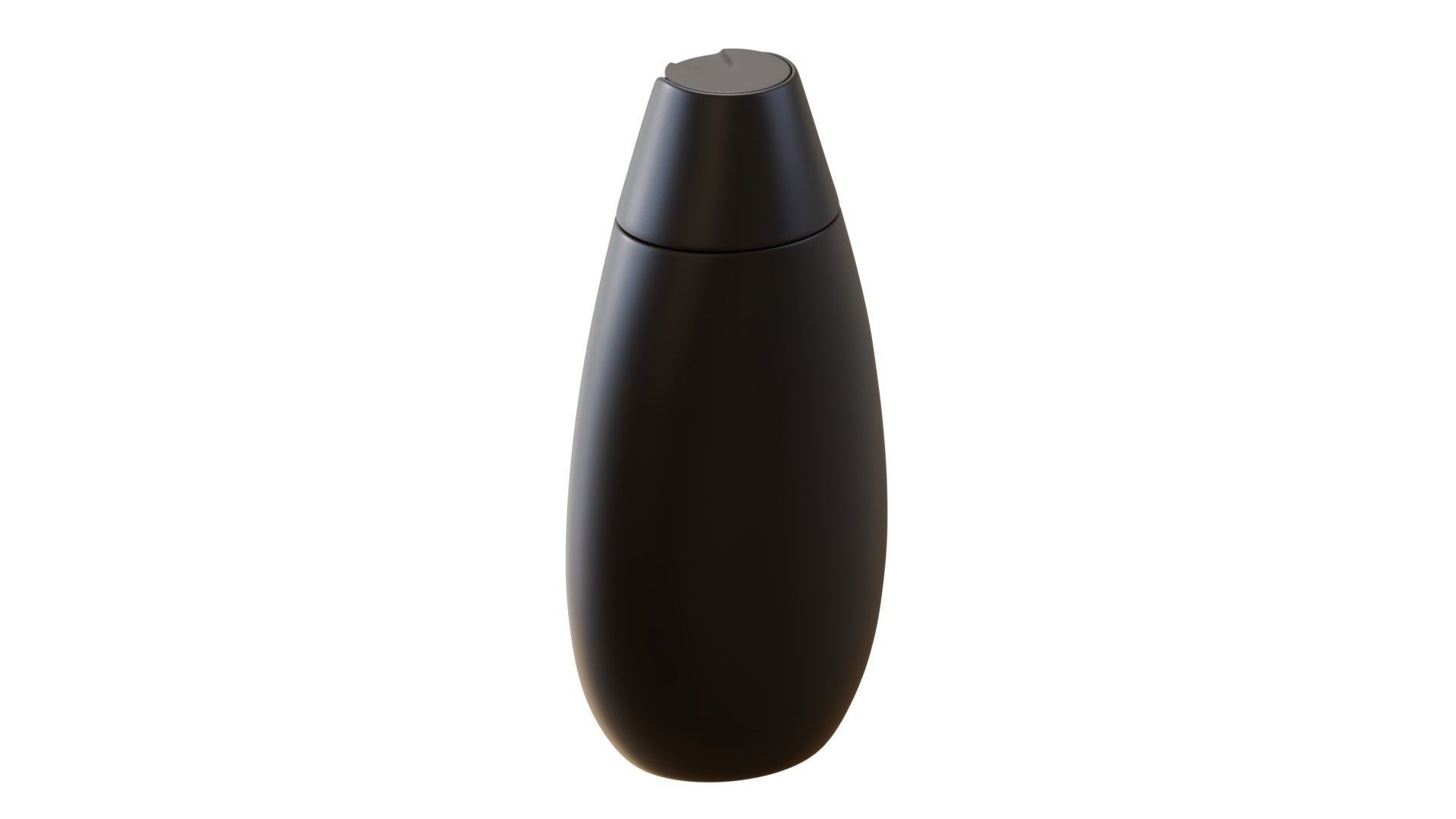 Black Cosmetic Bottle 06 3D model_3