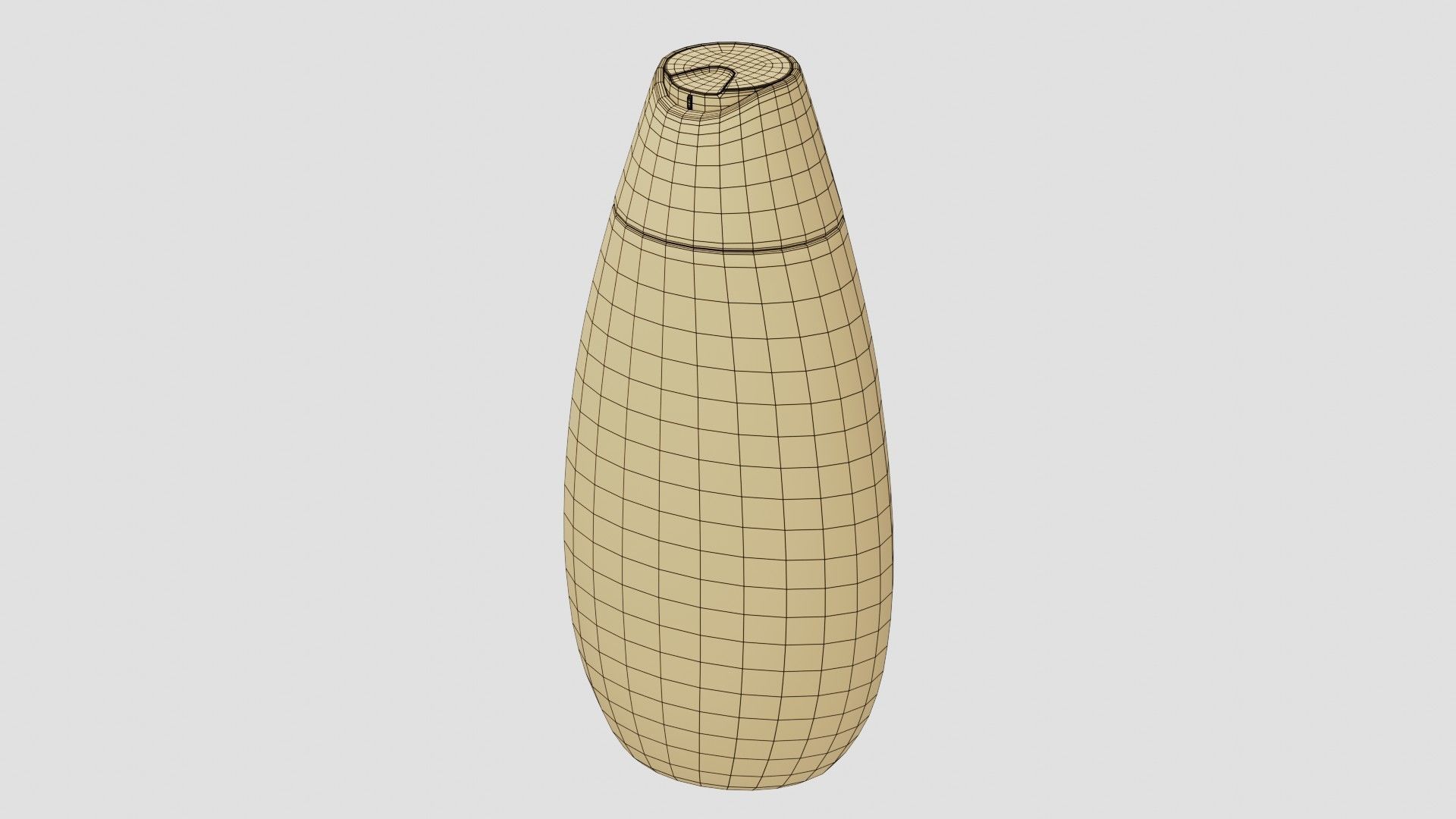 Black Cosmetic Bottle 06 3D model_9