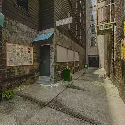 Simple Street Way 3D model