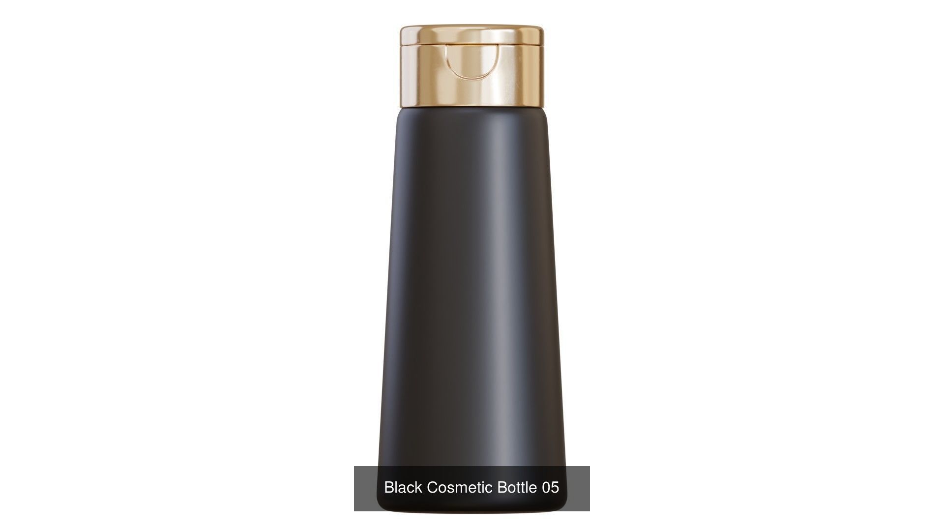 Black Cosmetic Bottles 3D Model Collection_5