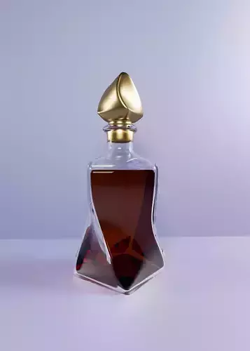 Fancy Whiskey Bottle 