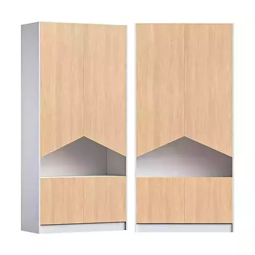 Bookcase Penny White Plywood