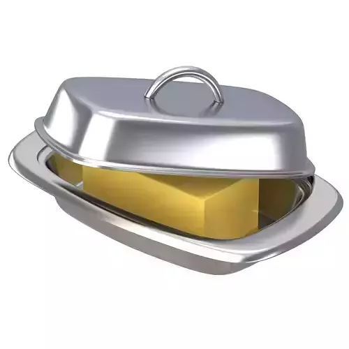 Butter and Dish Silver