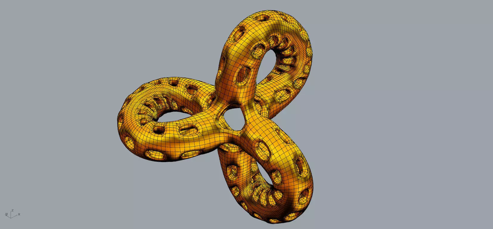 Infinity golden spiral Free 3D print model