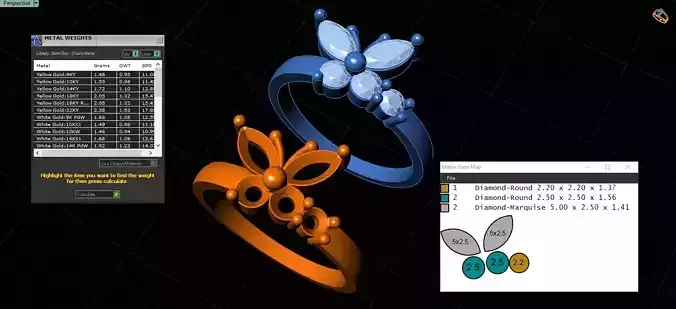 Women Ring 3D print model