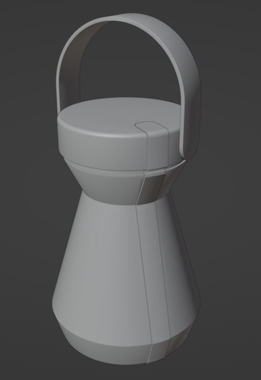 TABLE LAM Free low-poly 3D model_6