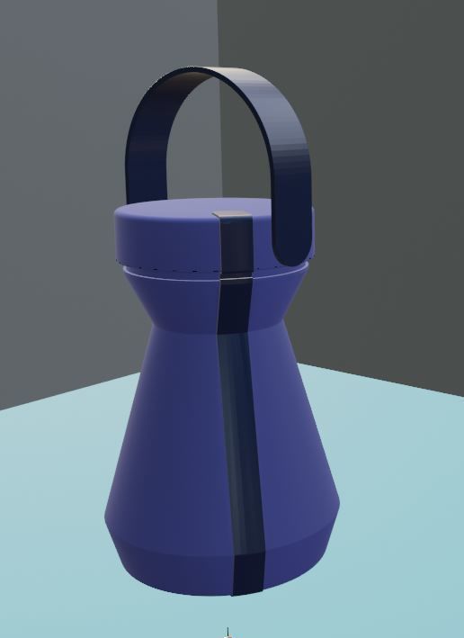 TABLE LAM Free low-poly 3D model_3
