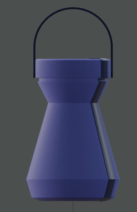 TABLE LAM Free low-poly 3D model_5