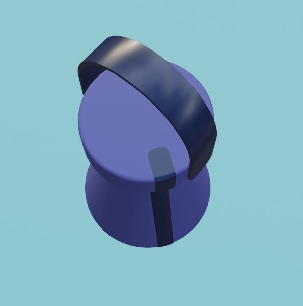 TABLE LAM Free low-poly 3D model_4