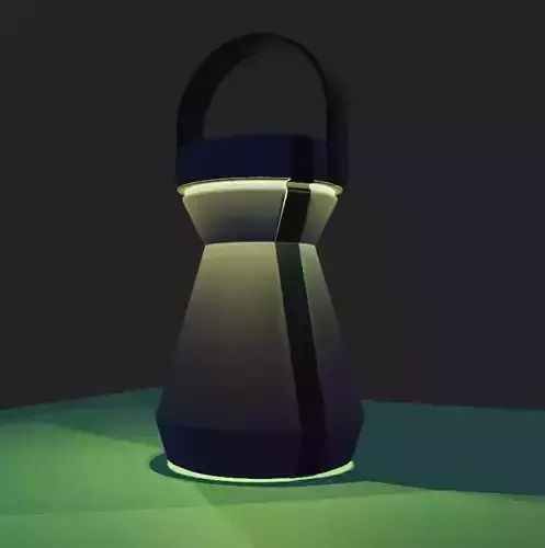 TABLE LAM Free low-poly 3D model