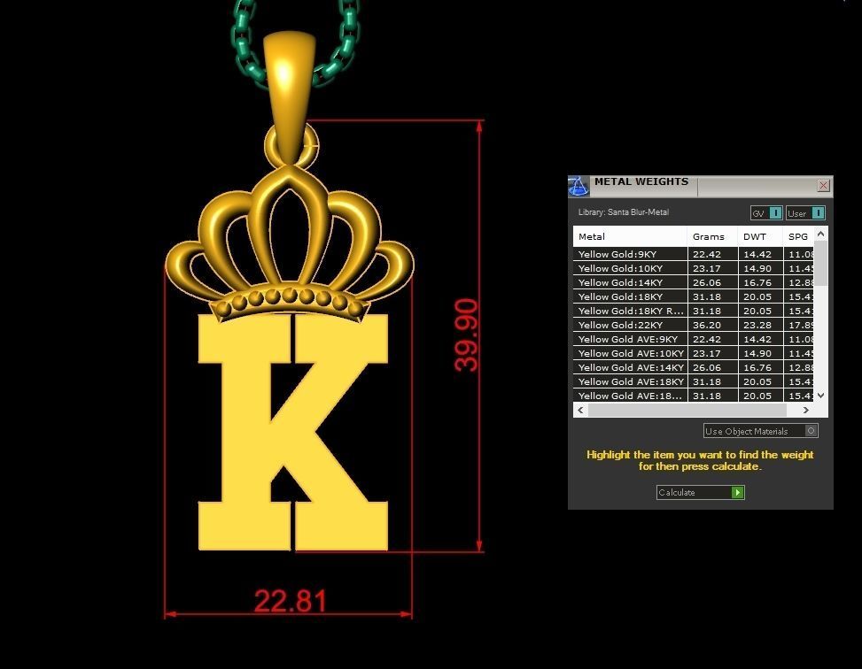 Collection Album Initial Light Gold Letter Alphabet Version 8 3D print model_37