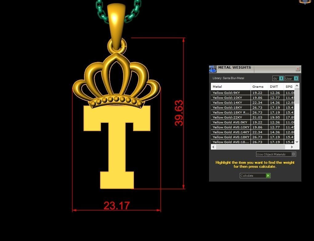 Collection Album Initial Light Gold Letter Alphabet Version 8 3D print model_46