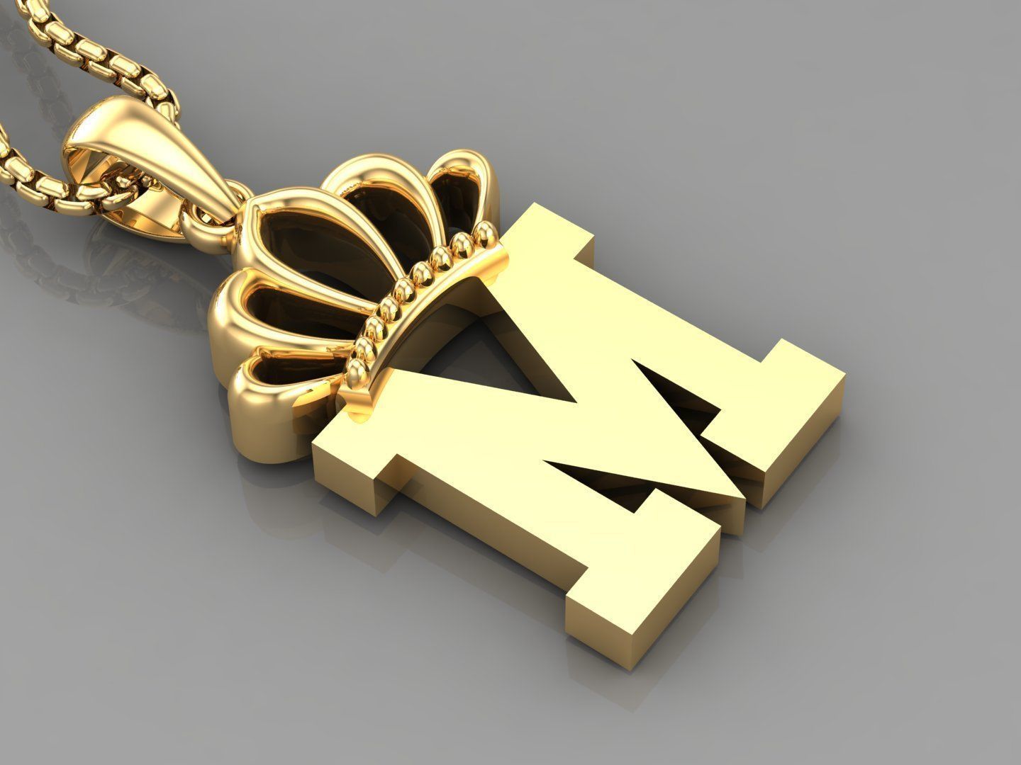 Collection Album Initial Light Gold Letter Alphabet Version 8 3D print model_13