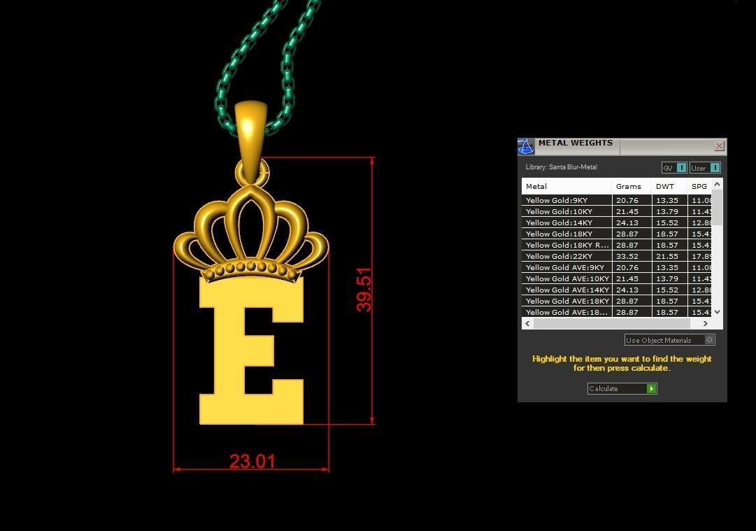 Collection Album Initial Light Gold Letter Alphabet Version 8 3D print model_31