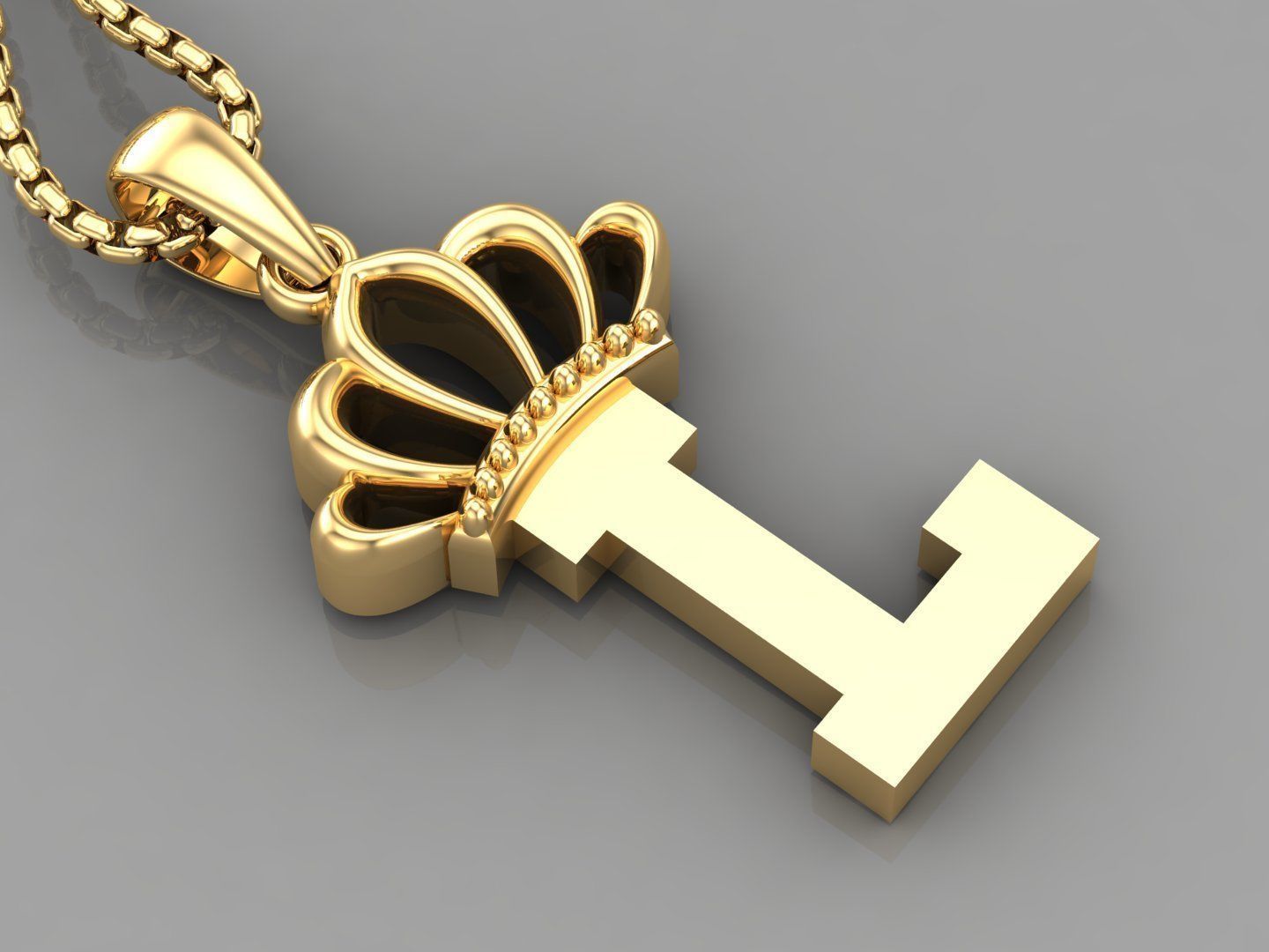 Collection Album Initial Light Gold Letter Alphabet Version 8 3D print model_12