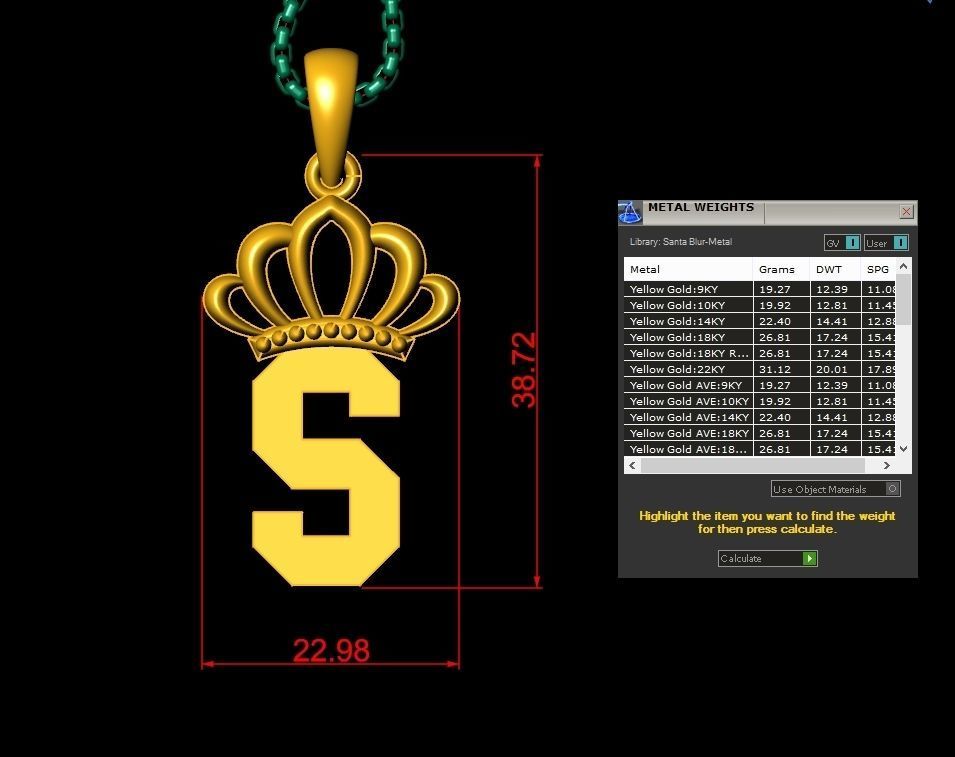 Collection Album Initial Light Gold Letter Alphabet Version 8 3D print model_45