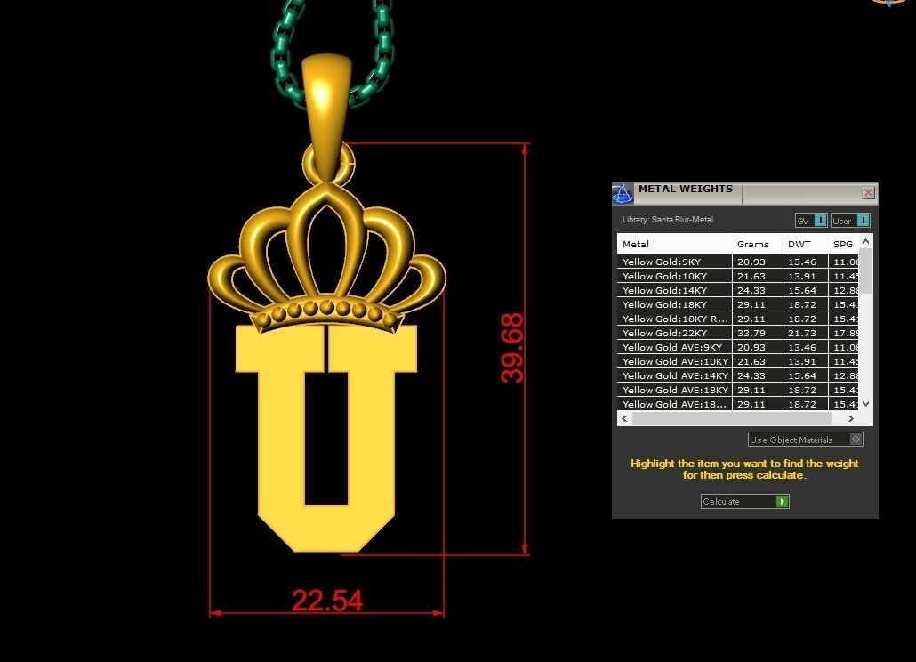 Collection Album Initial Light Gold Letter Alphabet Version 8 3D print model_47