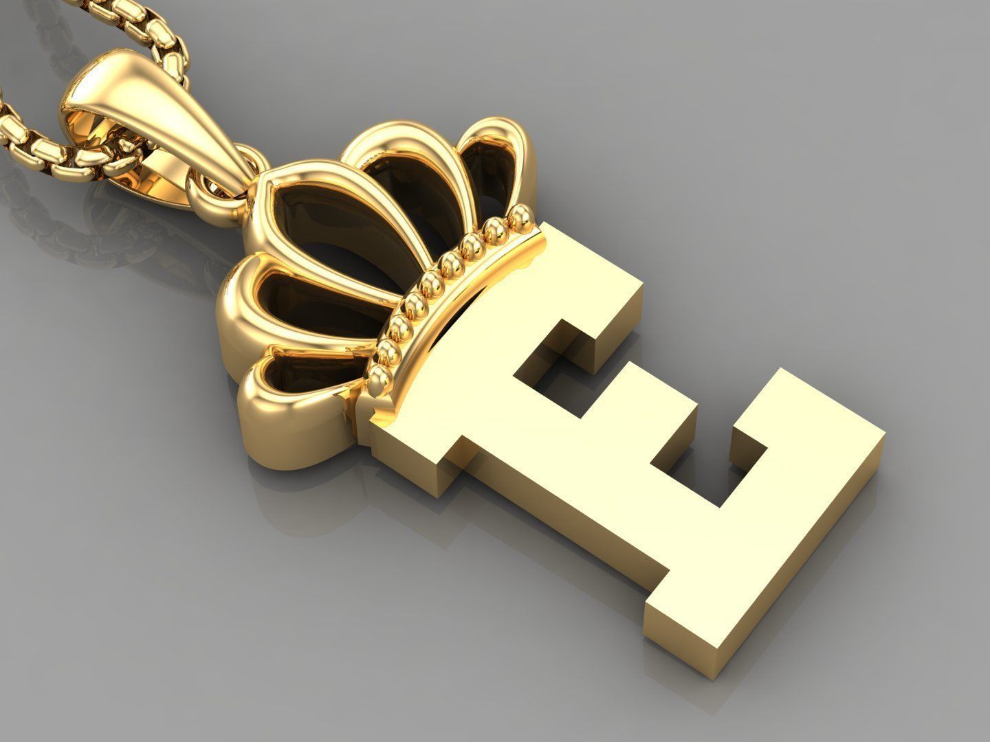 Collection Album Initial Light Gold Letter Alphabet Version 8 3D print model_5