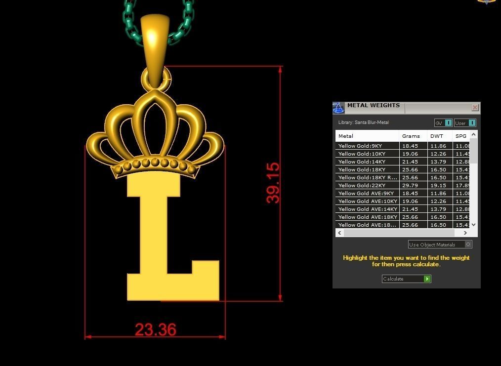 Collection Album Initial Light Gold Letter Alphabet Version 8 3D print model_38