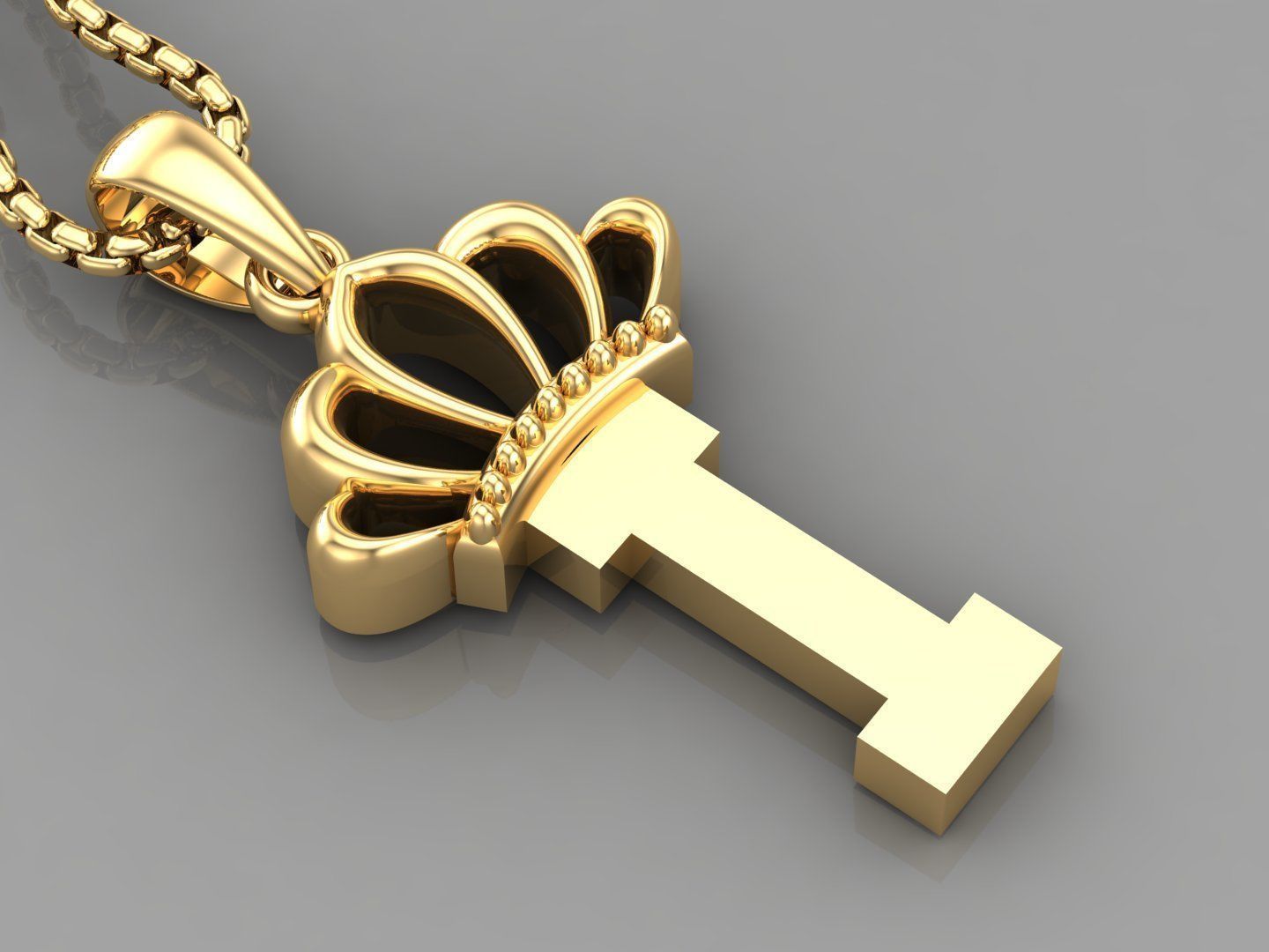 Collection Album Initial Light Gold Letter Alphabet Version 8 3D print model_9