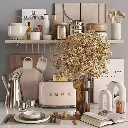 kitchen accessories 039 3D model