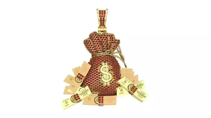 dolaar bag pendant