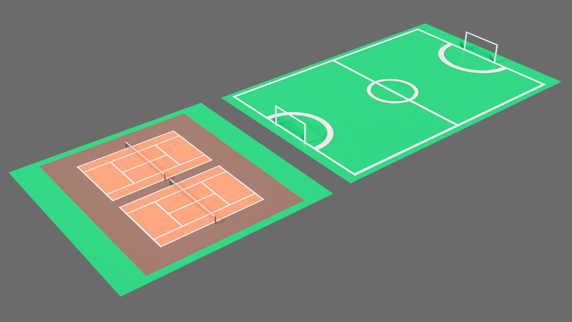 Props for the city Low-poly 3D model_24