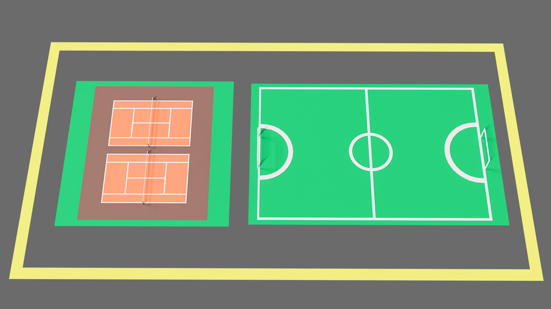 Props for the city Low-poly 3D model_27