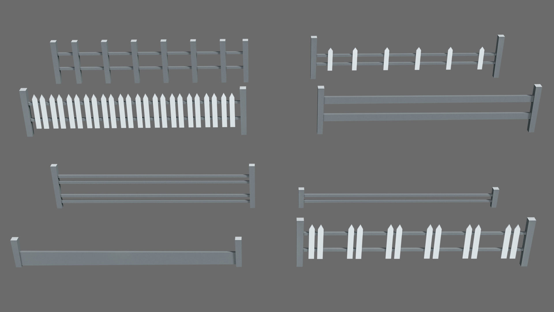 Props for the city Low-poly 3D model_31