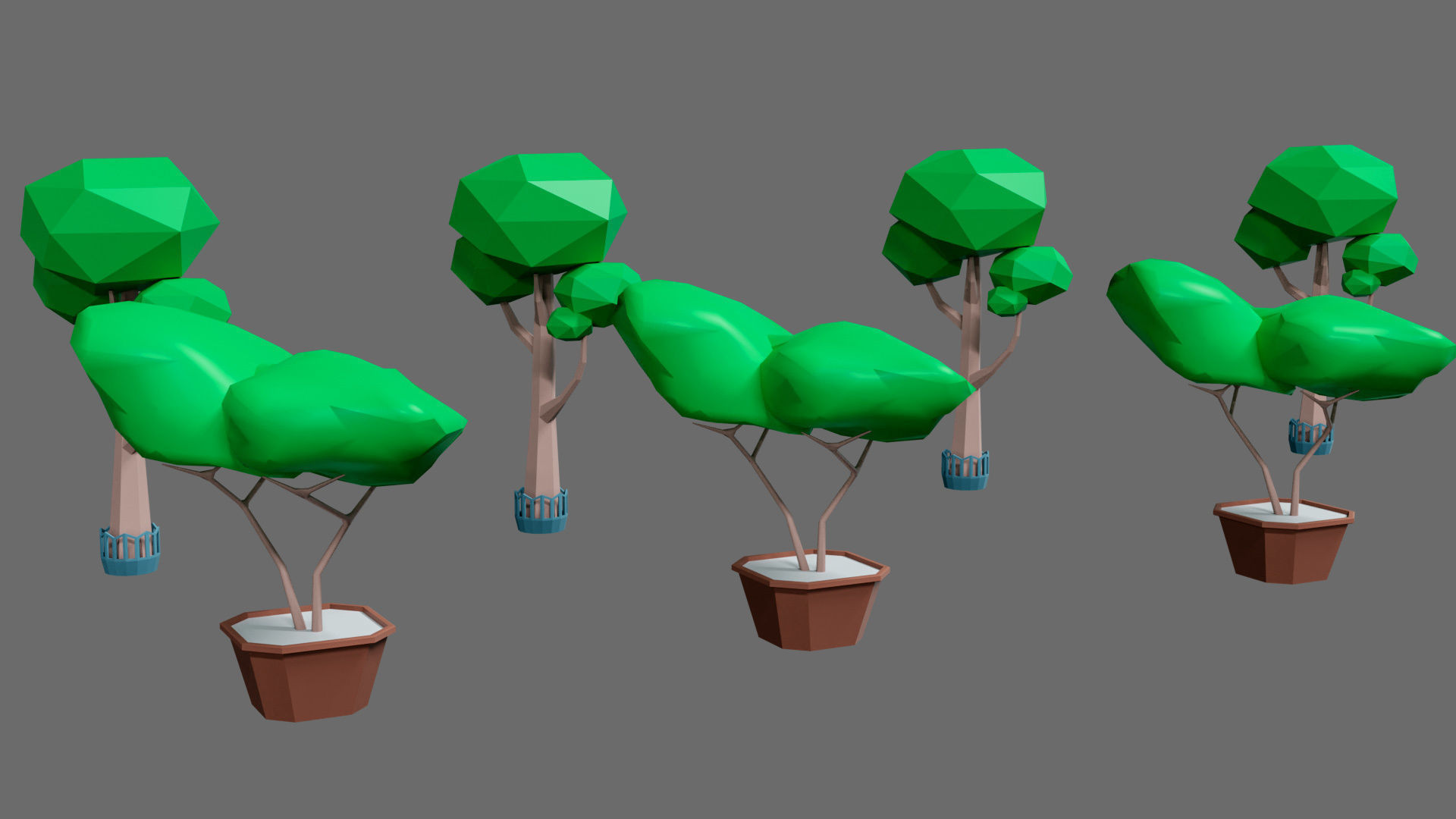 Props for the city Low-poly 3D model_43