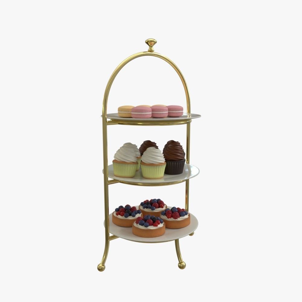 Afternoon Tea 3D model_1