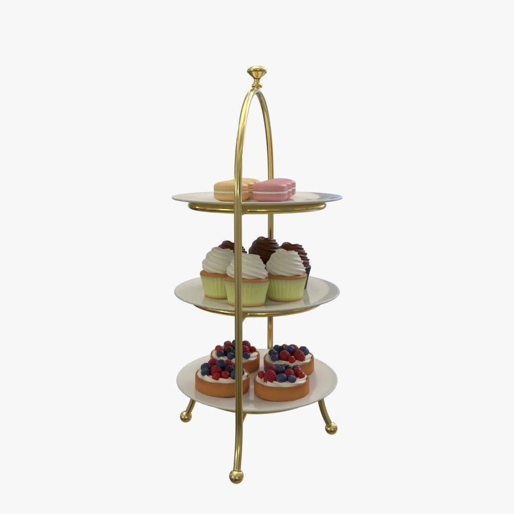 Afternoon Tea 3D model_2