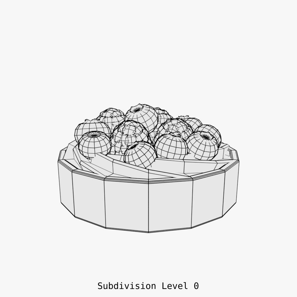 Afternoon Tea 3D model_12