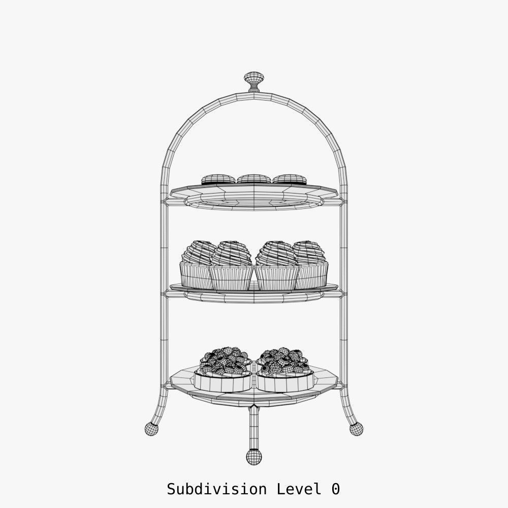 Afternoon Tea 3D model_10