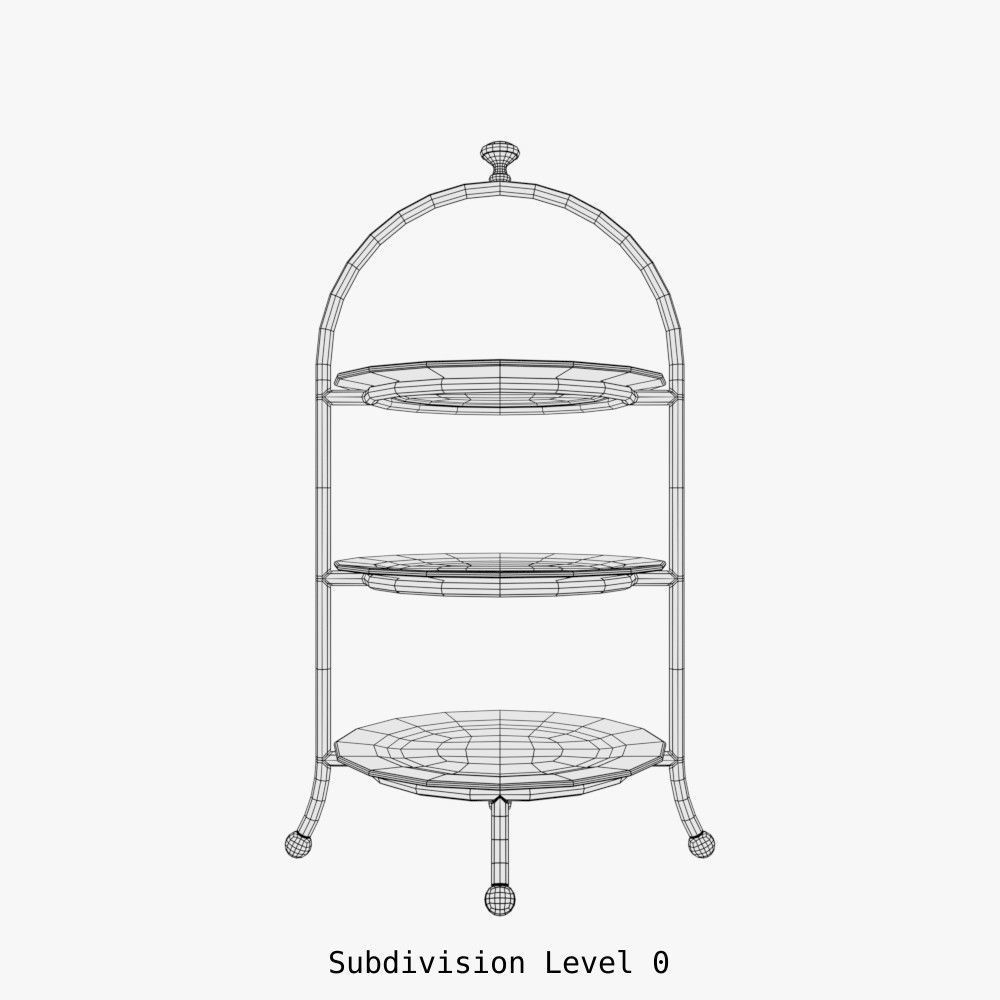 Afternoon Tea 3D model_11