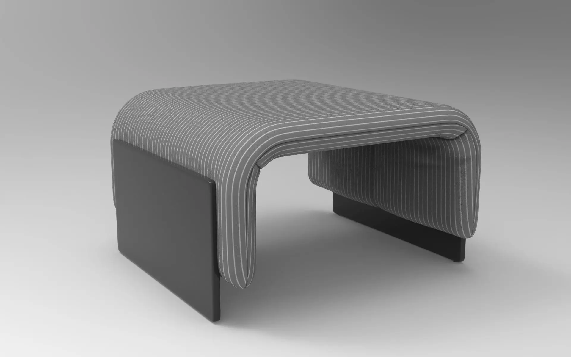 Otyy Pouf Low-poly 3D model