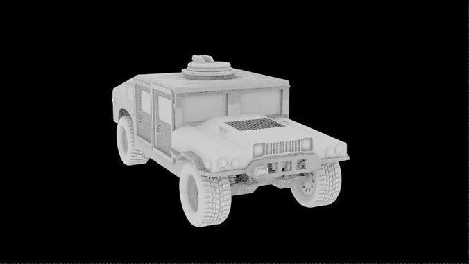 Humvee Military 3D model