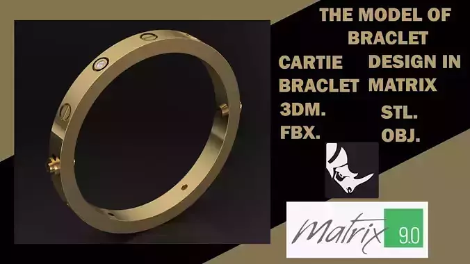 THE BRACELETE RING VOL 52 3D print model