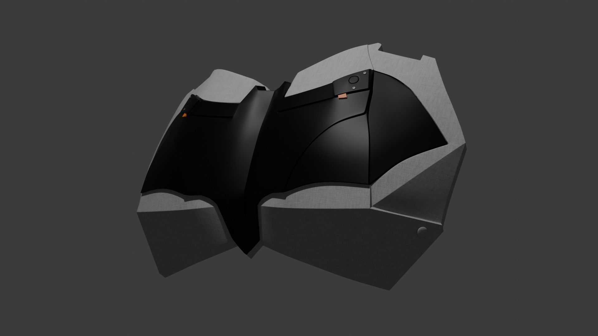 plastron THE BATMAN ROBERT PATTINSON ET BEN AFFLECK 3D print model_1