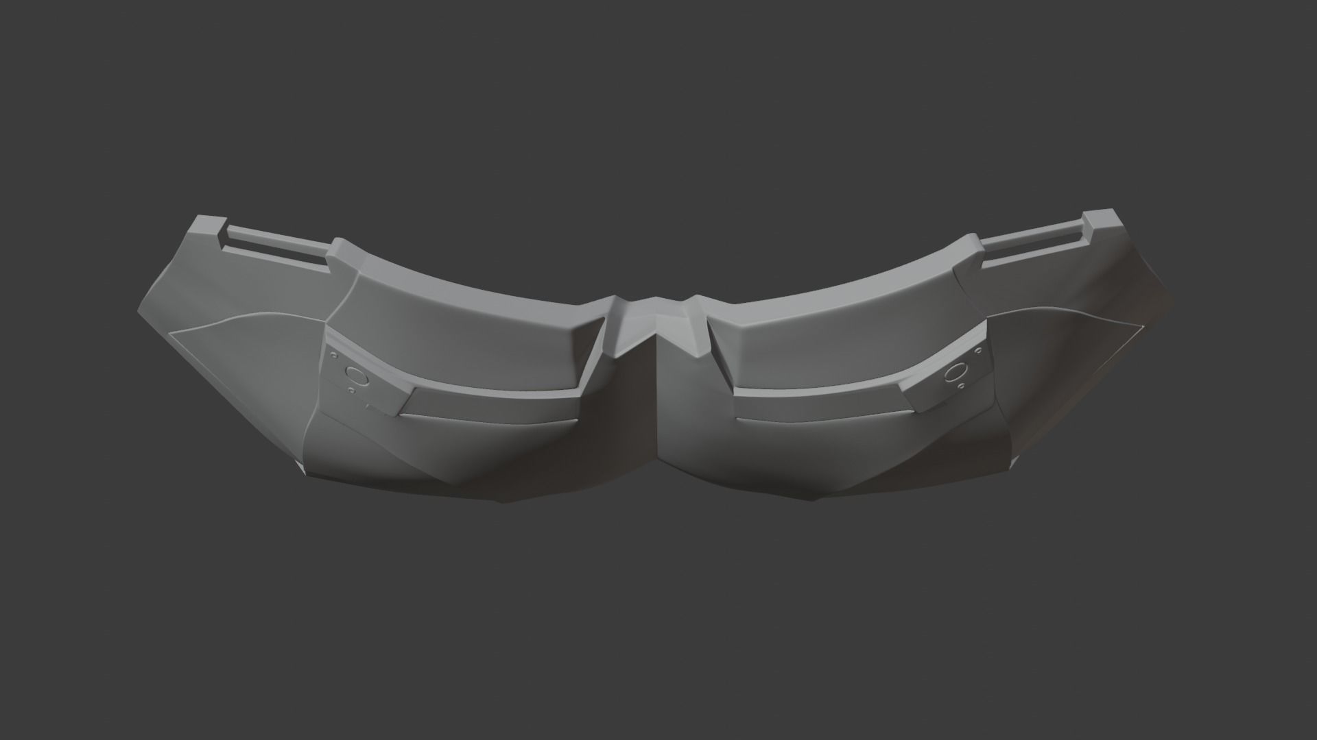 plastron THE BATMAN ROBERT PATTINSON ET BEN AFFLECK 3D print model_5