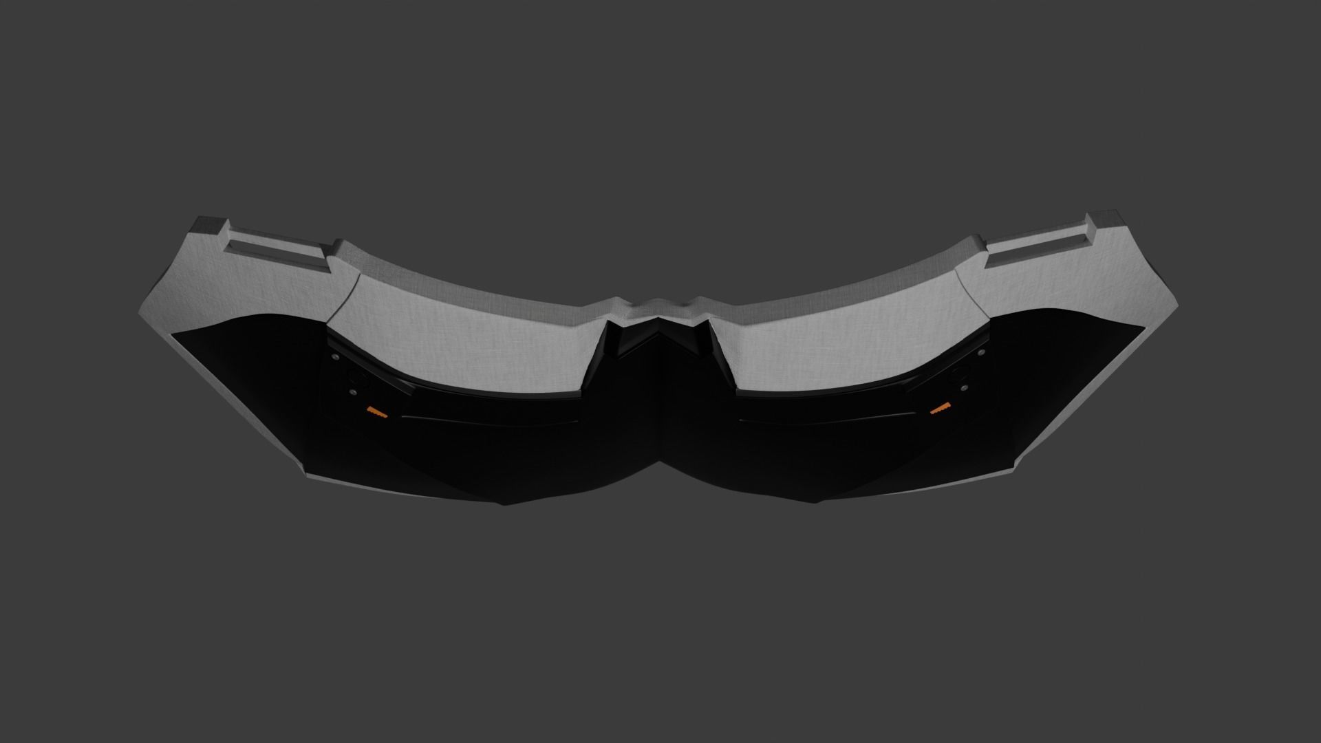 plastron THE BATMAN ROBERT PATTINSON ET BEN AFFLECK 3D print model_3