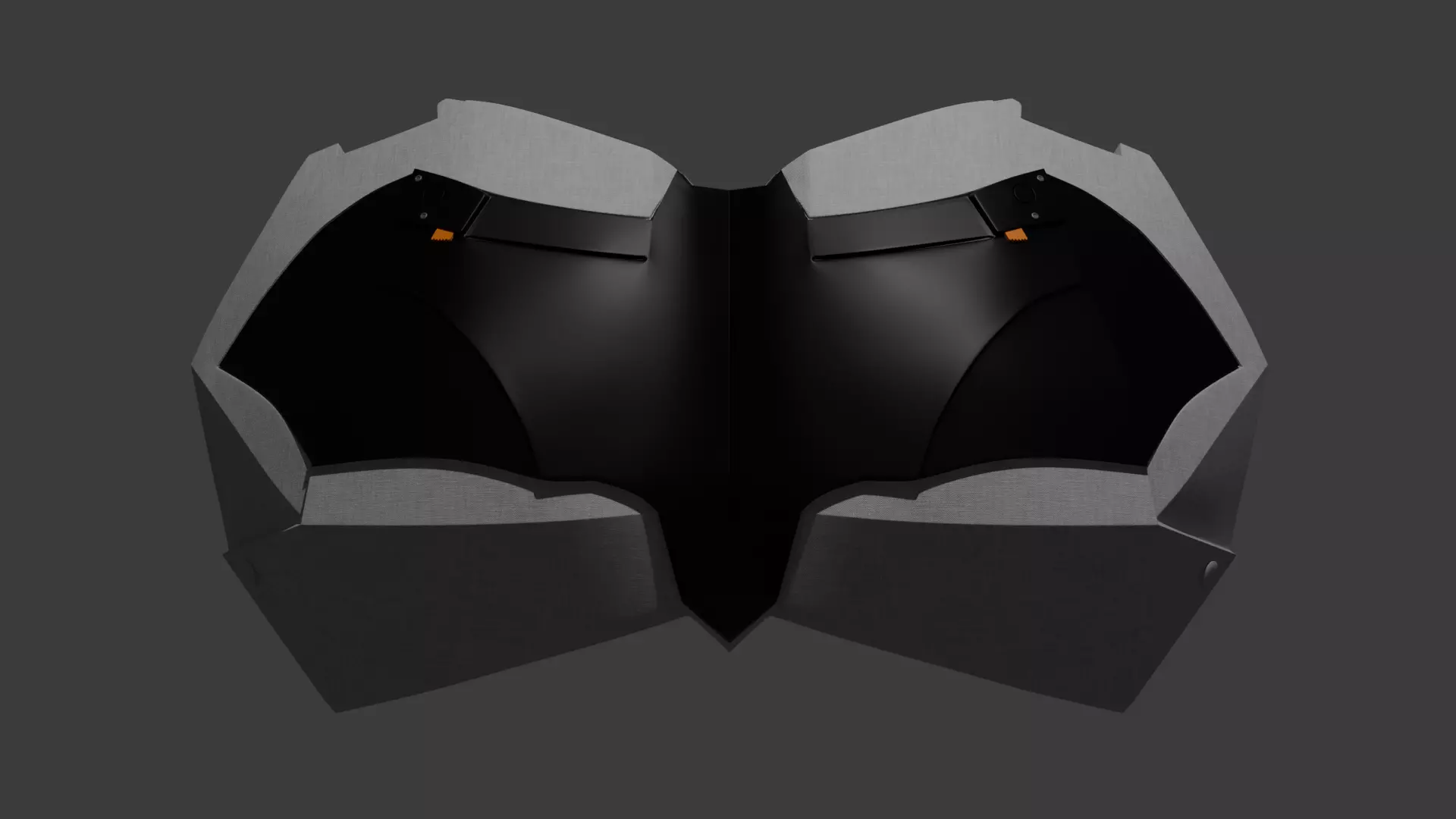 plastron THE BATMAN ROBERT PATTINSON ET BEN AFFLECK 3D print model_0