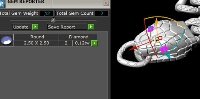 snake bracelet 3D print model_9