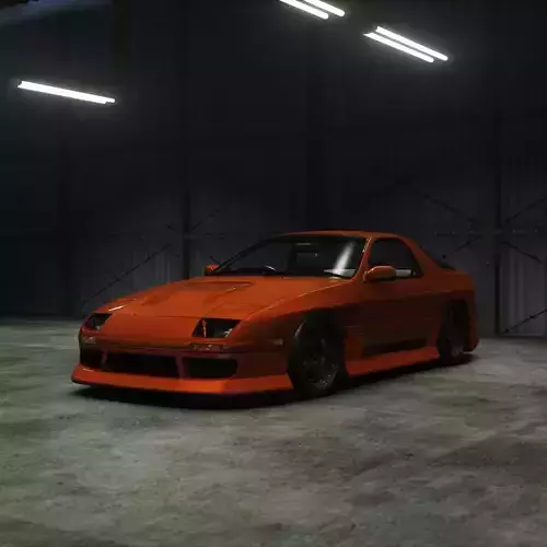 BN Sports Type 1 RX7 FC Bodykit Low-poly 3D model