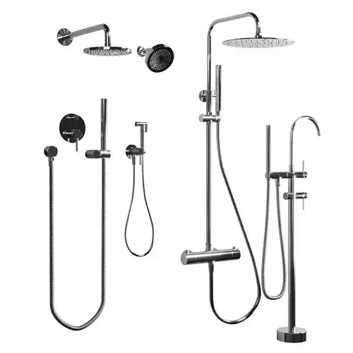 Bathroom faucet  shower Smesiteli Bagnolux steel