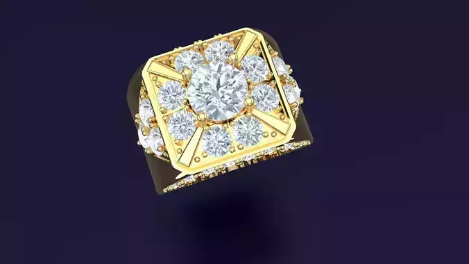 Ring Men  3D print model 1