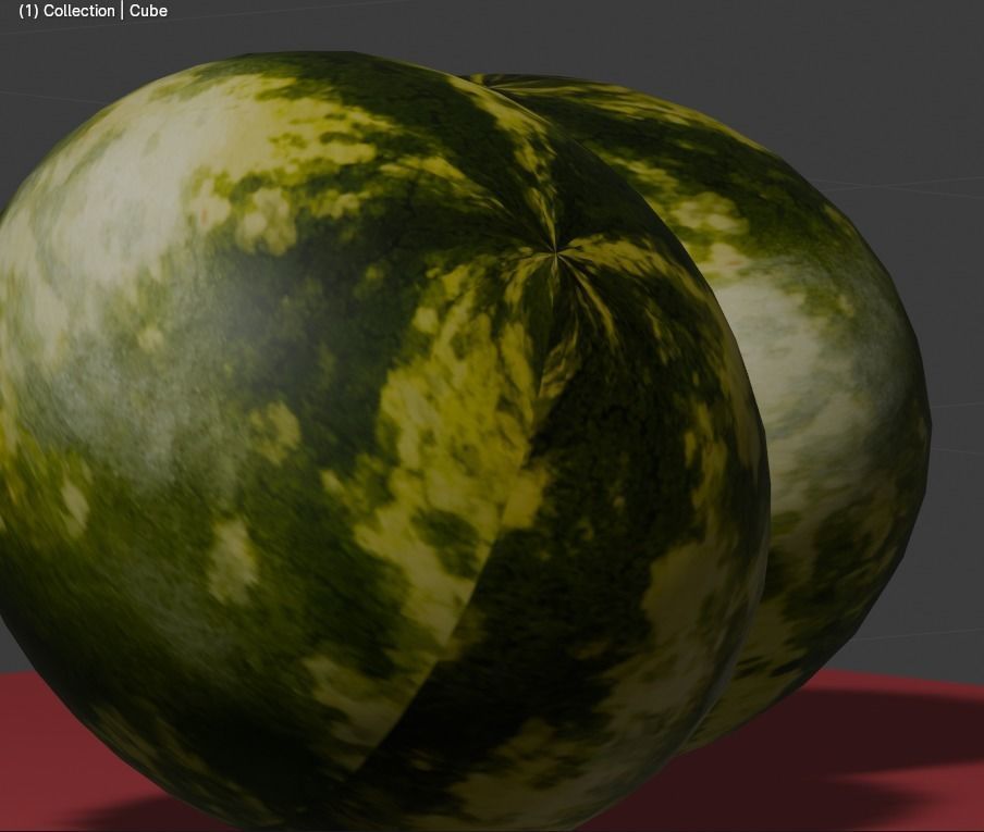 Wassermelone 3D model_4